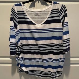 Lane Bryant - Ruched 3/4 Sleeve Top 18/20